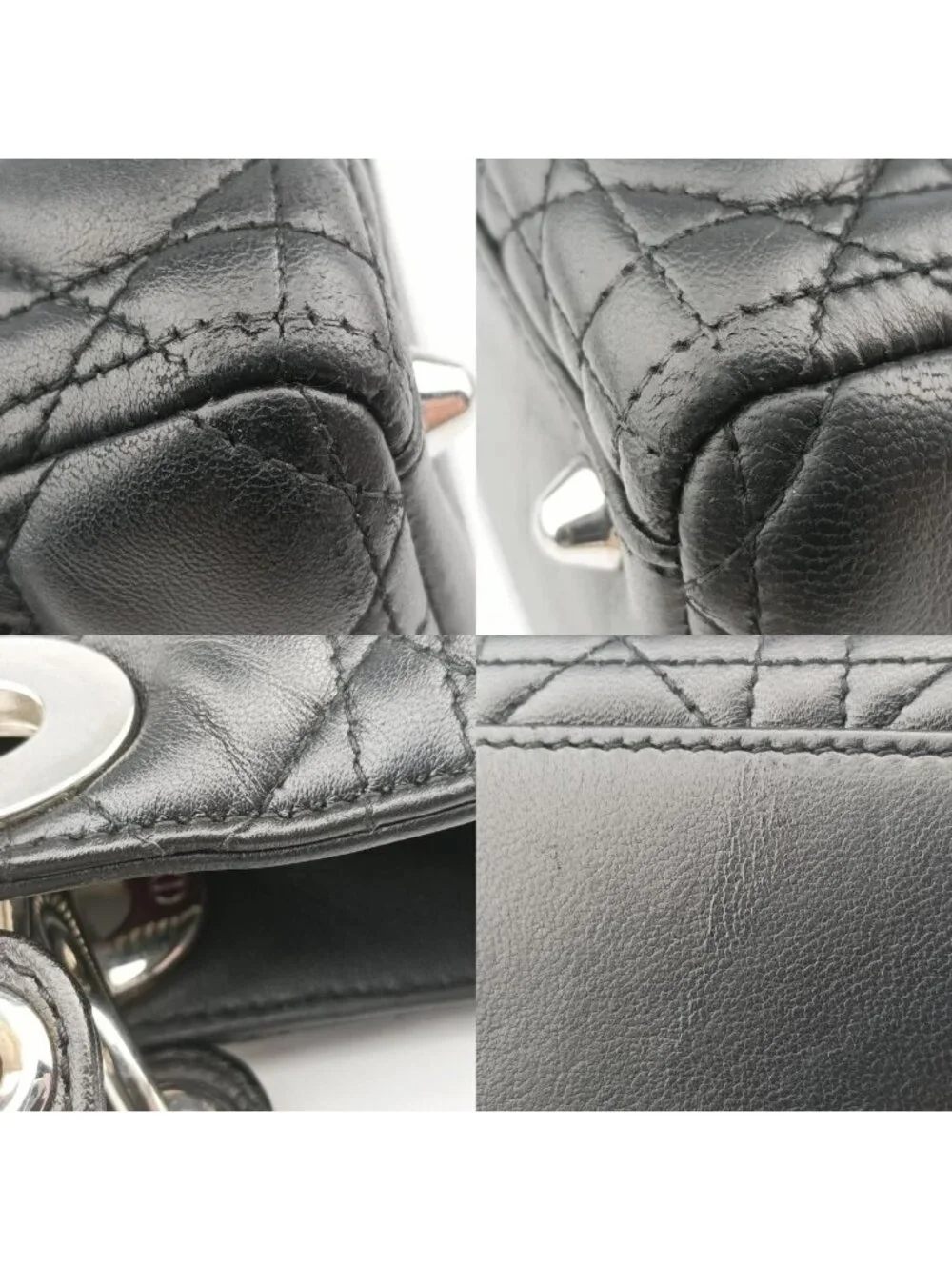 Dior Lady Black Lambskin Handbag